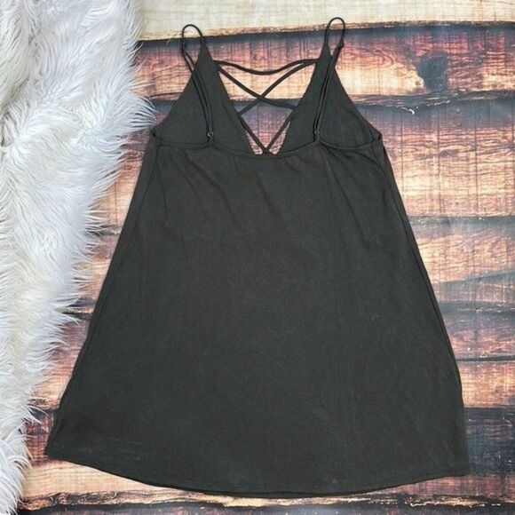 Dainty Hooligan Strappy Front Grey Dress - Picture 5 of 6